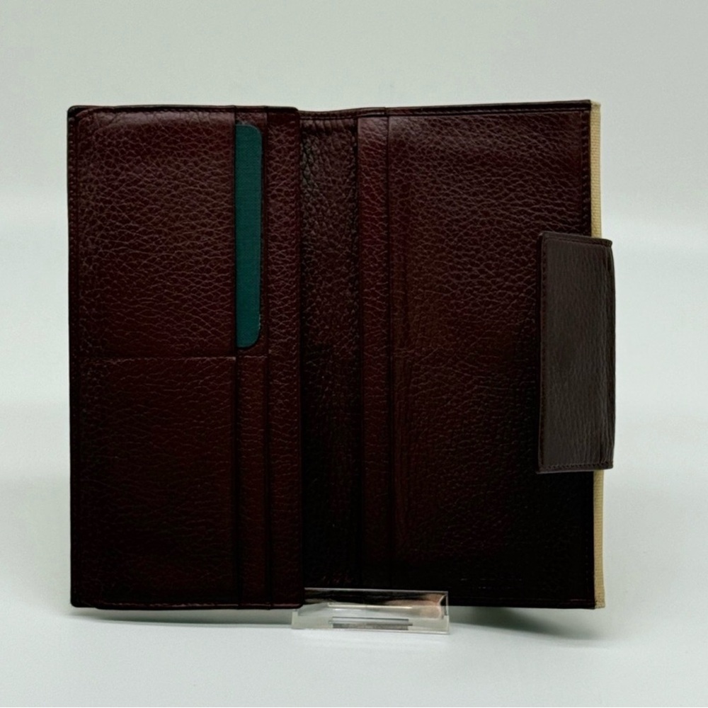 Bvlgari W Hook Continental Wallet Beige Brown - Picture 7 of 10